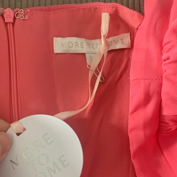 More to come size large REVOLVE Bright Pink Mini Dress Barbie square short sleev - Picture 6 of 11